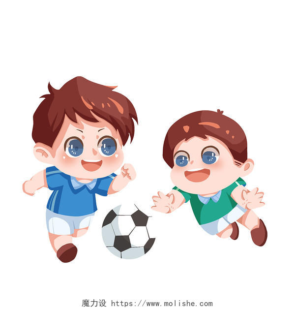 踢球的小孩踢球元素体育运动JPG素材踢足球元素